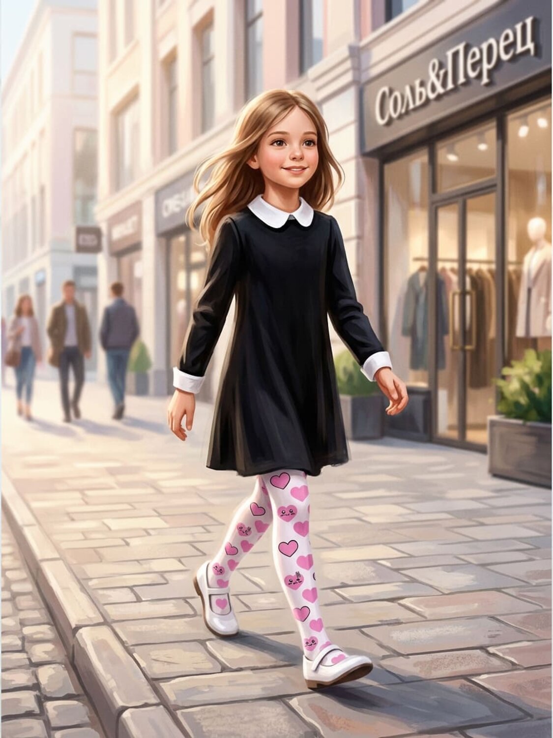 Соль&Перец Колготки 589208 SP1118D белый