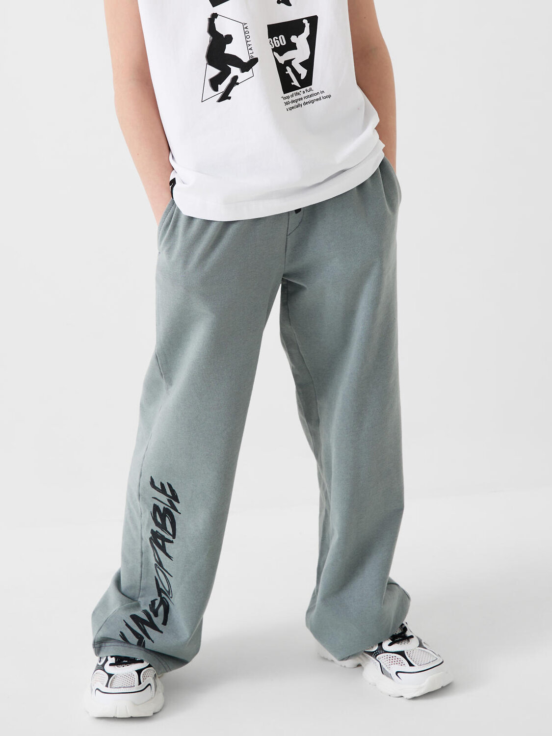 PLAYTODAY Брюки 589234 12611287 серый