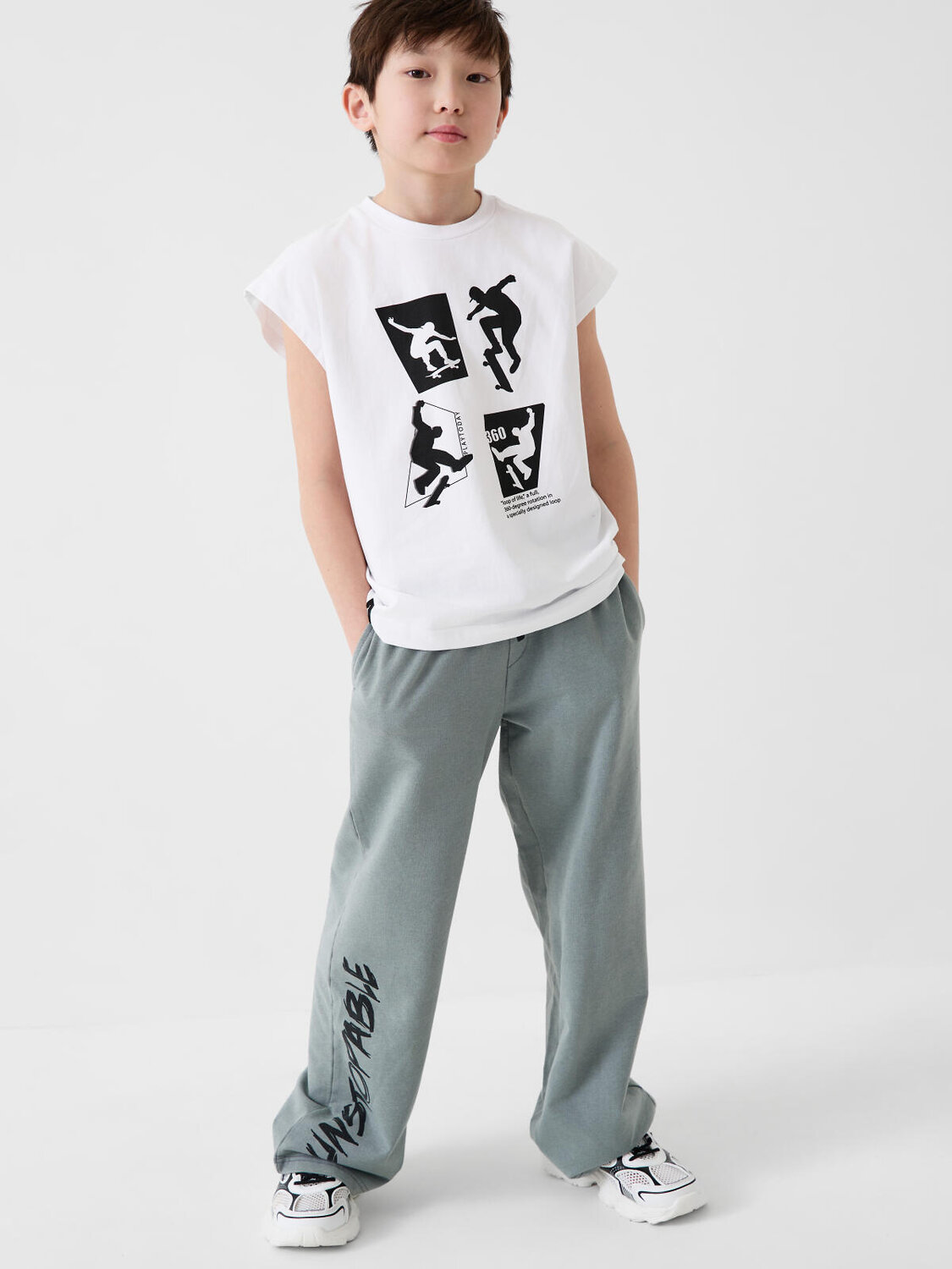 PLAYTODAY Брюки 589234 12611287 серый