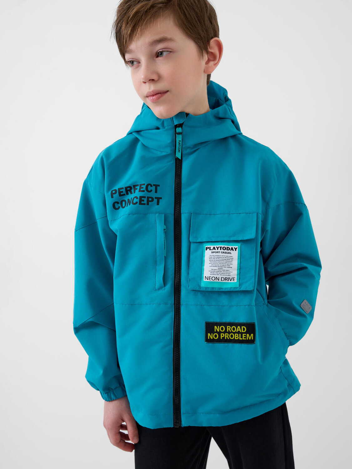 PLAYTODAY Куртка 589247 12611129 бирюзовый