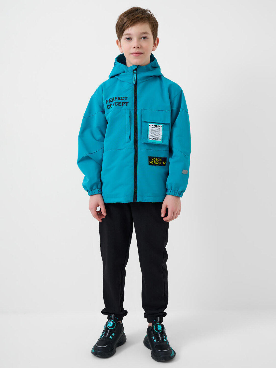 PLAYTODAY Куртка 589247 12611129 бирюзовый