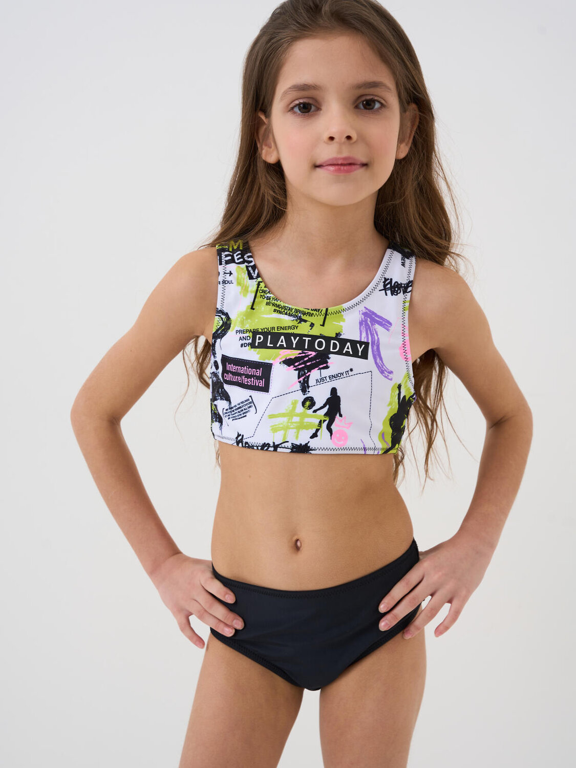 PLAYTODAY Купальный костюм 589258 12621397 разноцветный