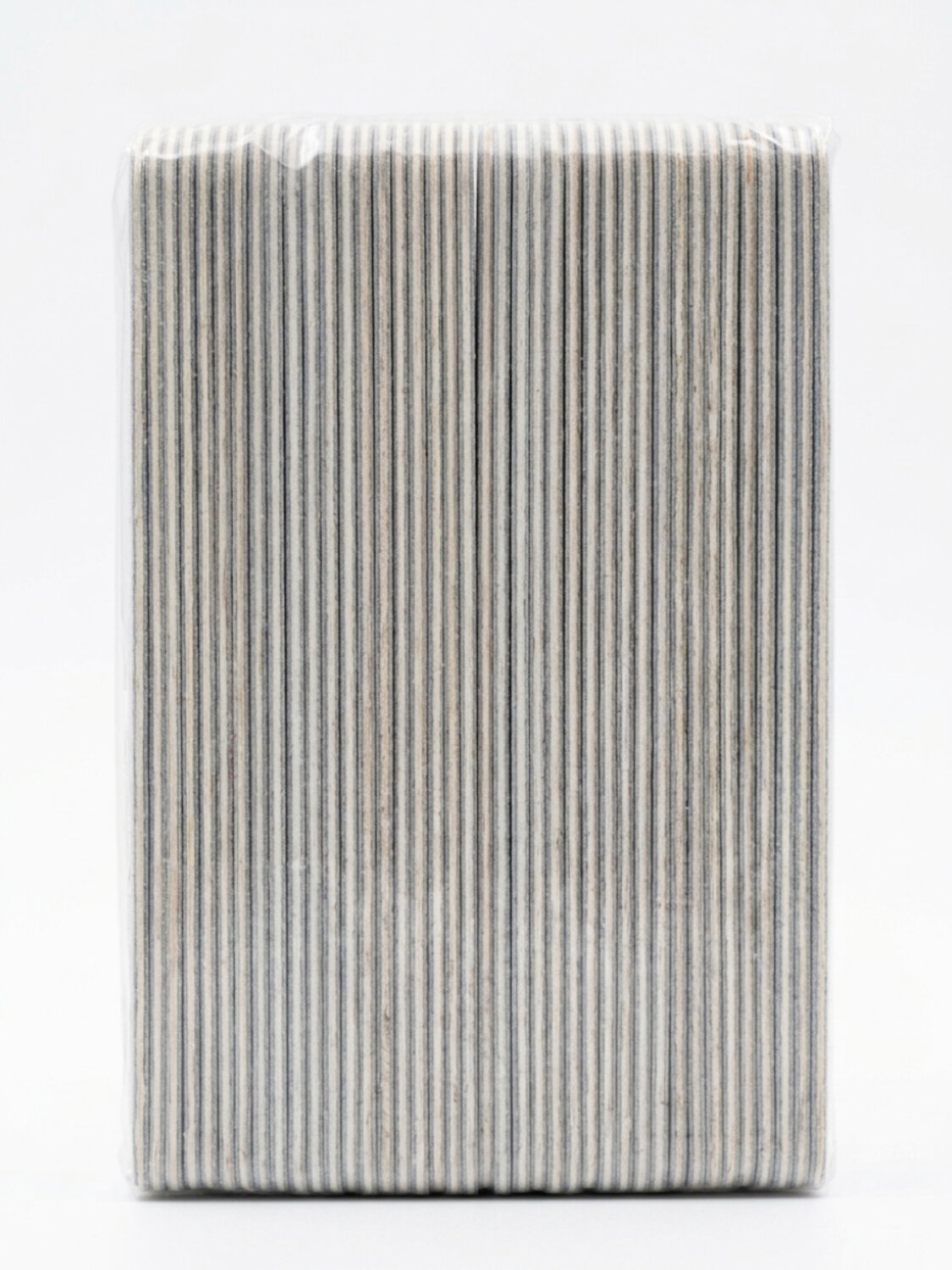 Kristaller Пилка маникюрная на деревянной основе тонкая, 100/180 грит, 17,8 см, 50 шт. 589371 28328 