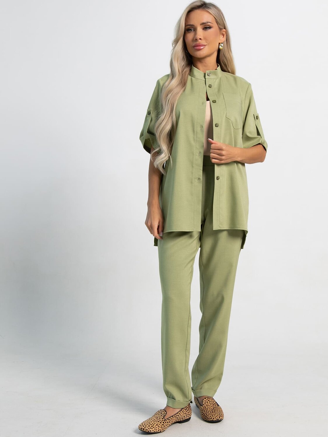 LT Collection Костюм 589409 К15448-3М оливковый