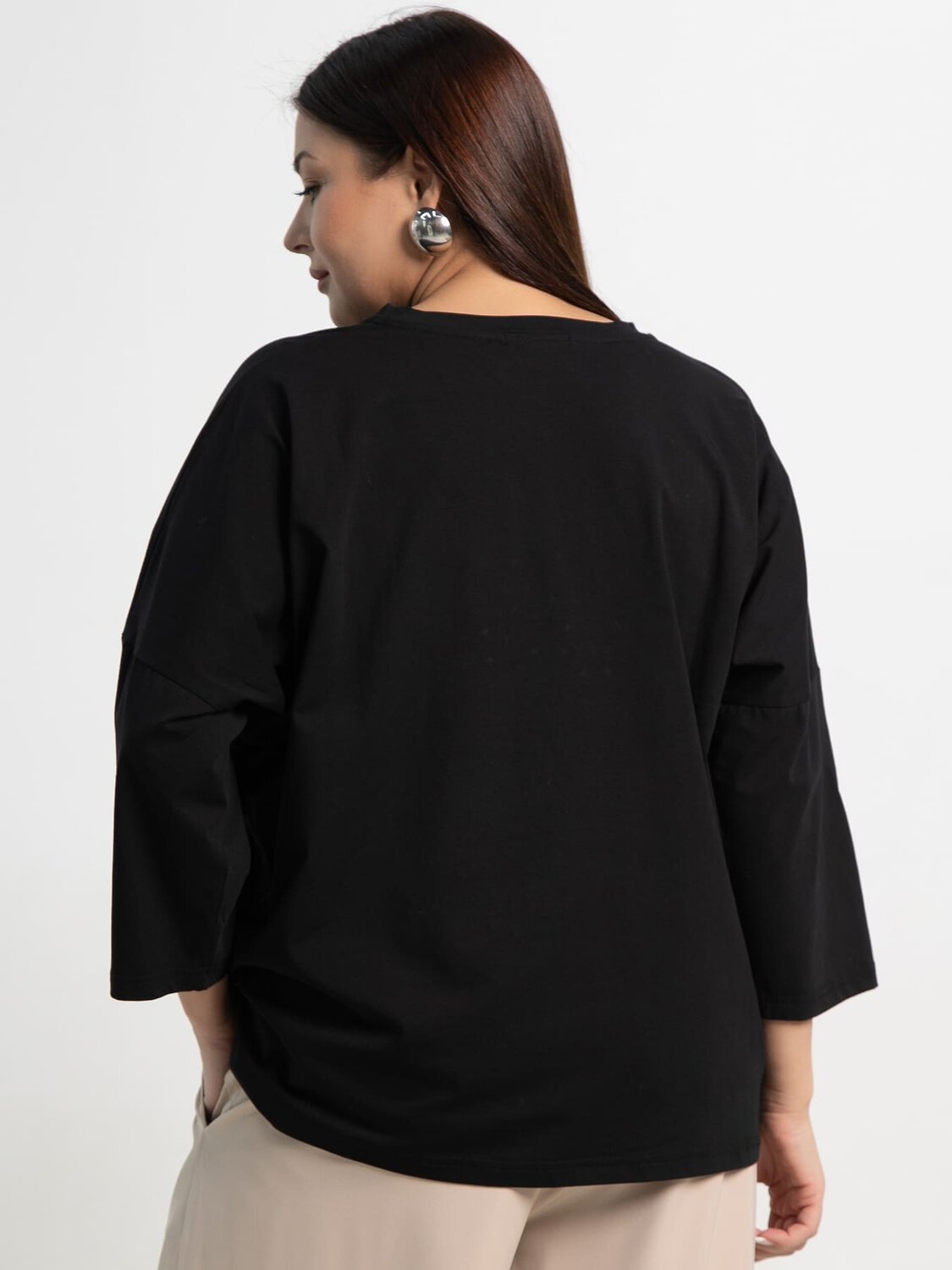 LT Collection Блуза 589411 Б15384-24М черный