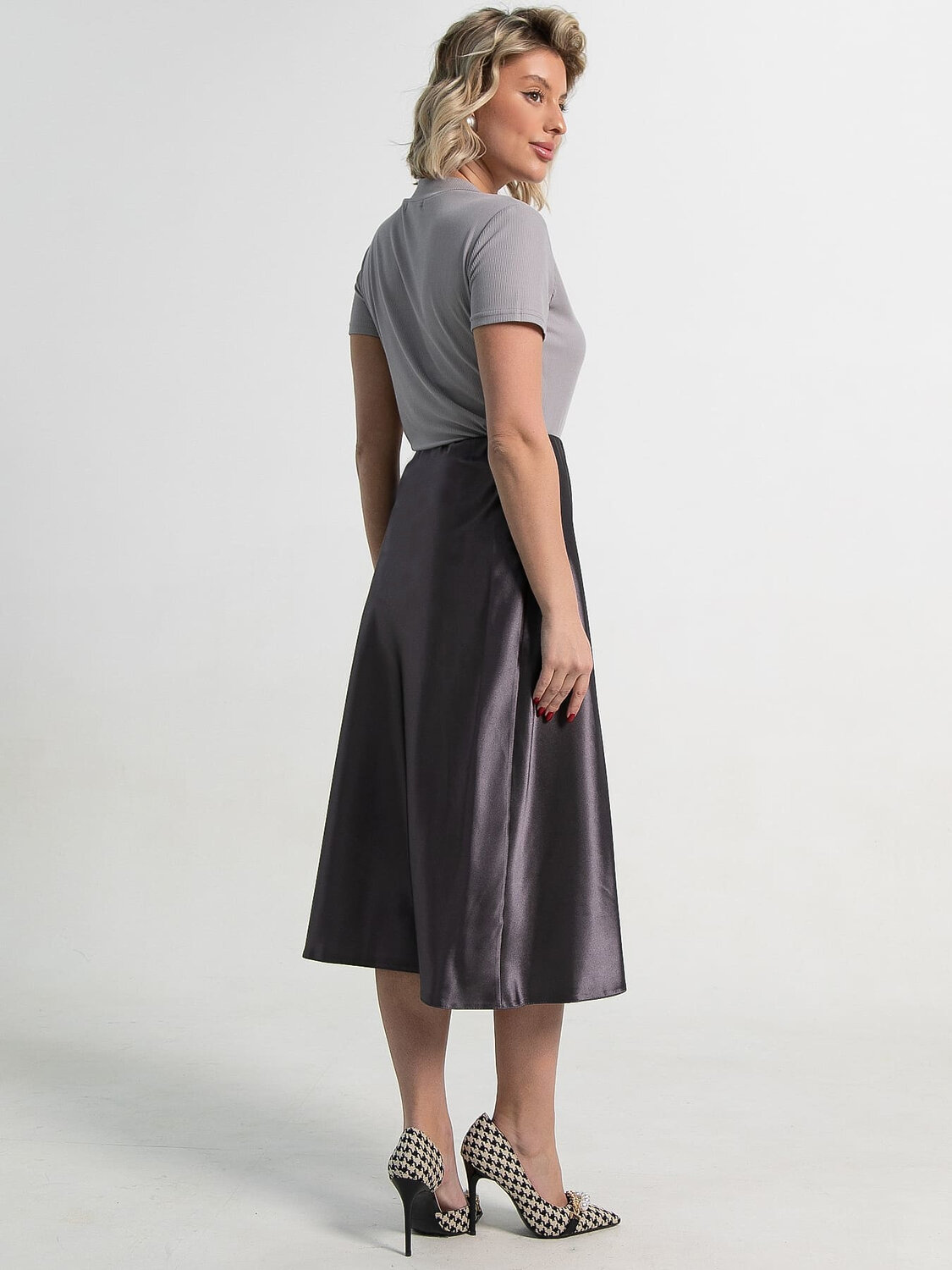 LT Collection Юбка 589415 Ю15316-46М темно-серый