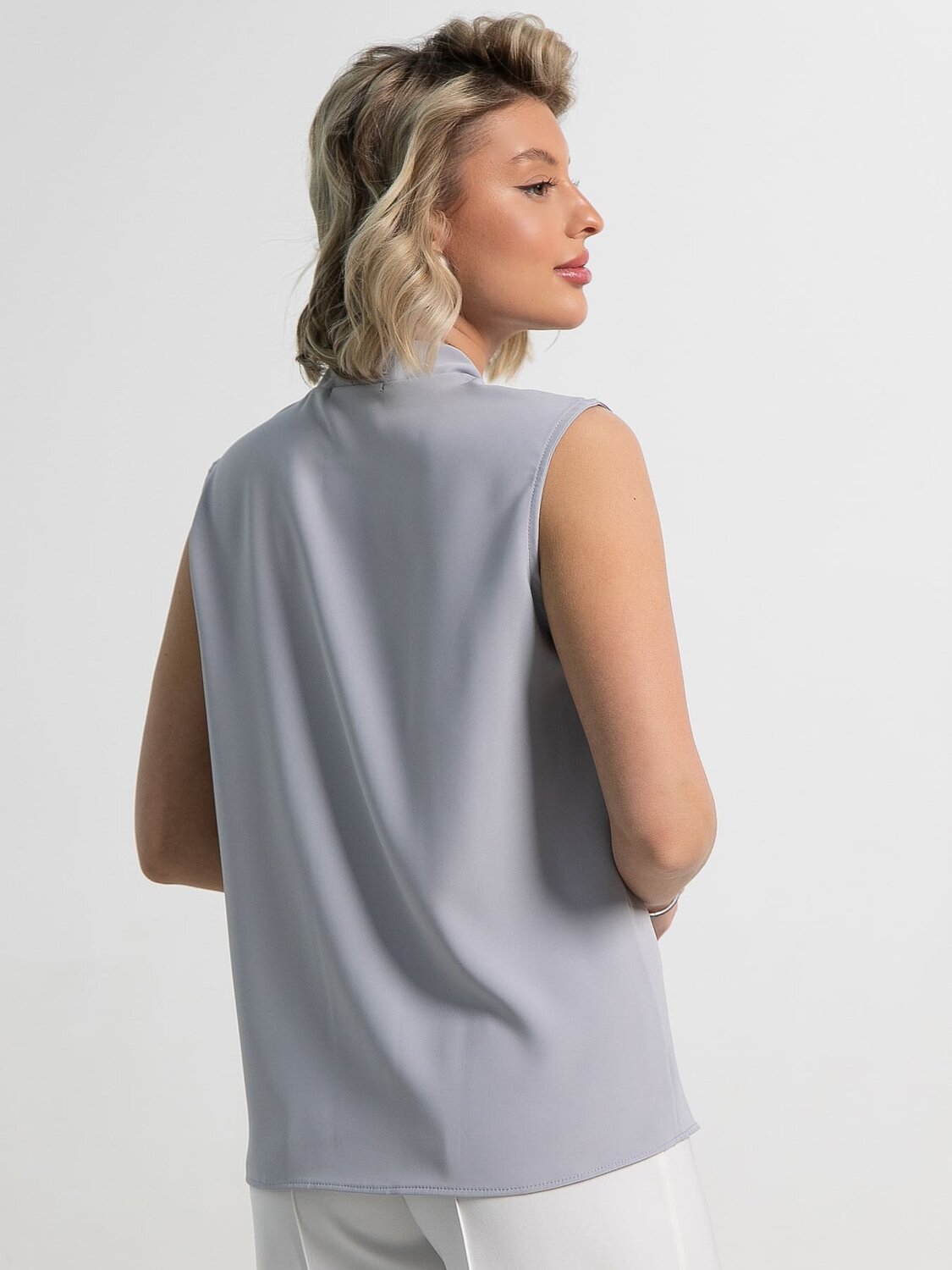 LT Collection Блуза 589416 Б15303-46М серый