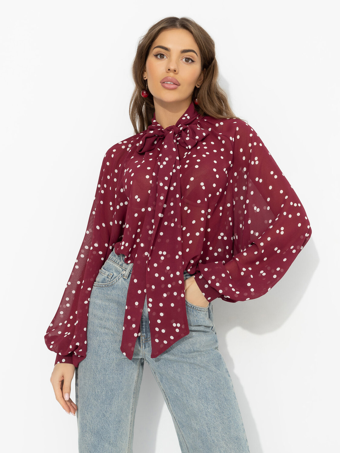 CHARUTTI Блуза 589435 12770 Бордовый