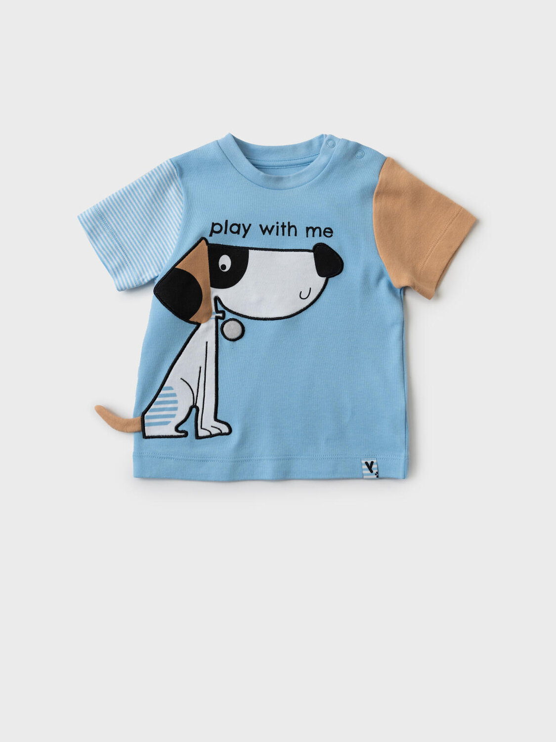 PLAYTODAY Джемпер 589453 12613073 голубой,коричневый,белый