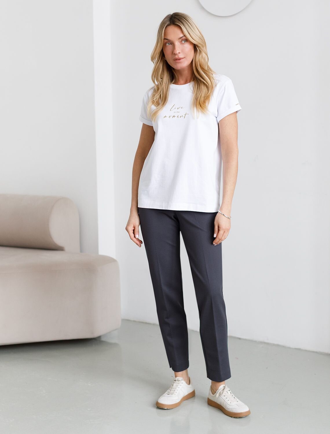 VILATTE Брюки 589506 D44.146 серый