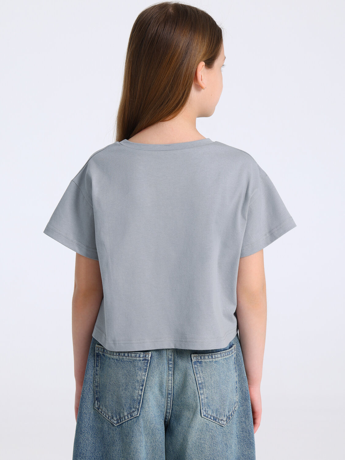 Апрель Футболка 589514 1ДДФК4696001 серый