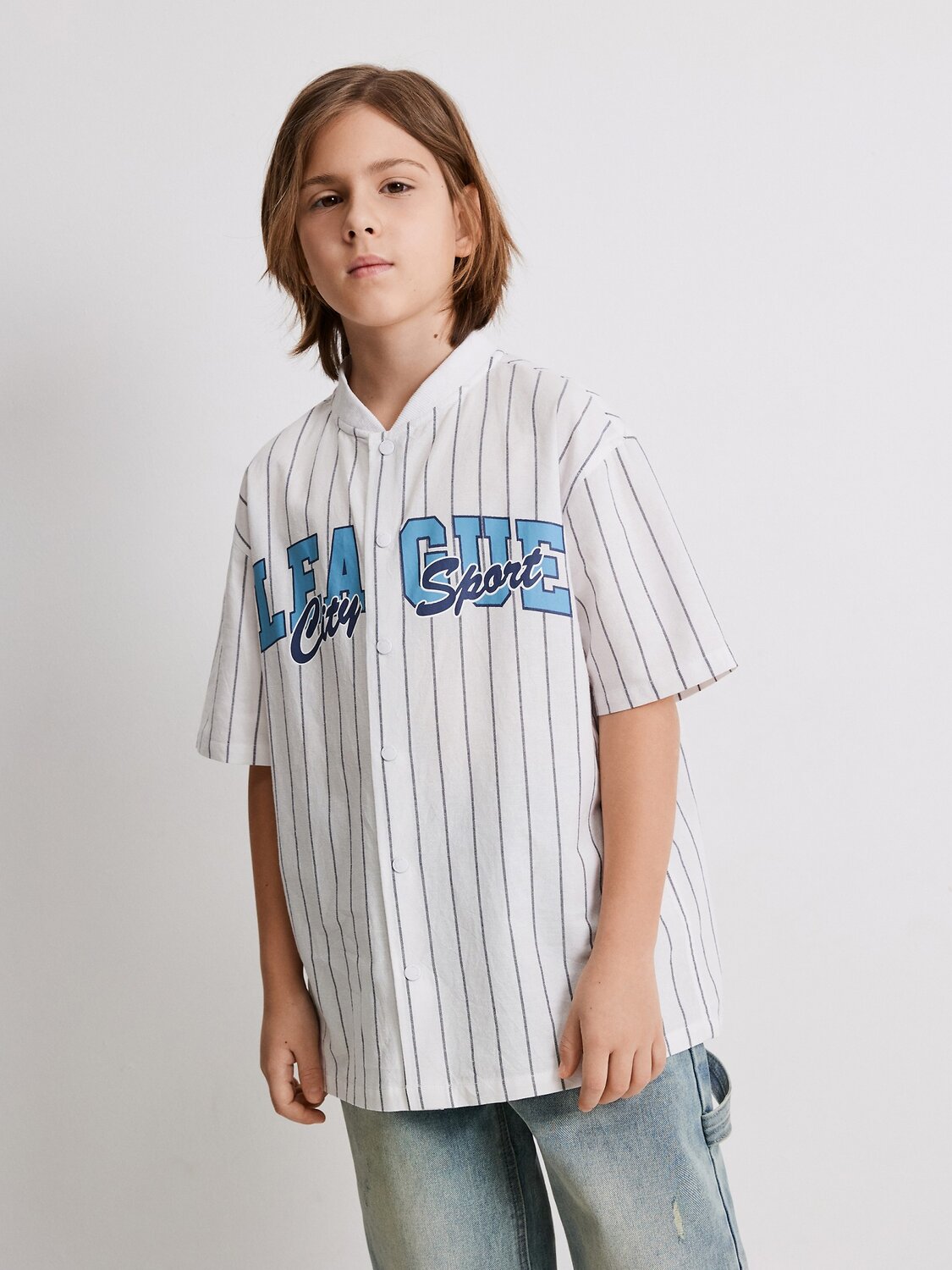 Acoola Сорочка 589542 20110290086 сине-белая полоска