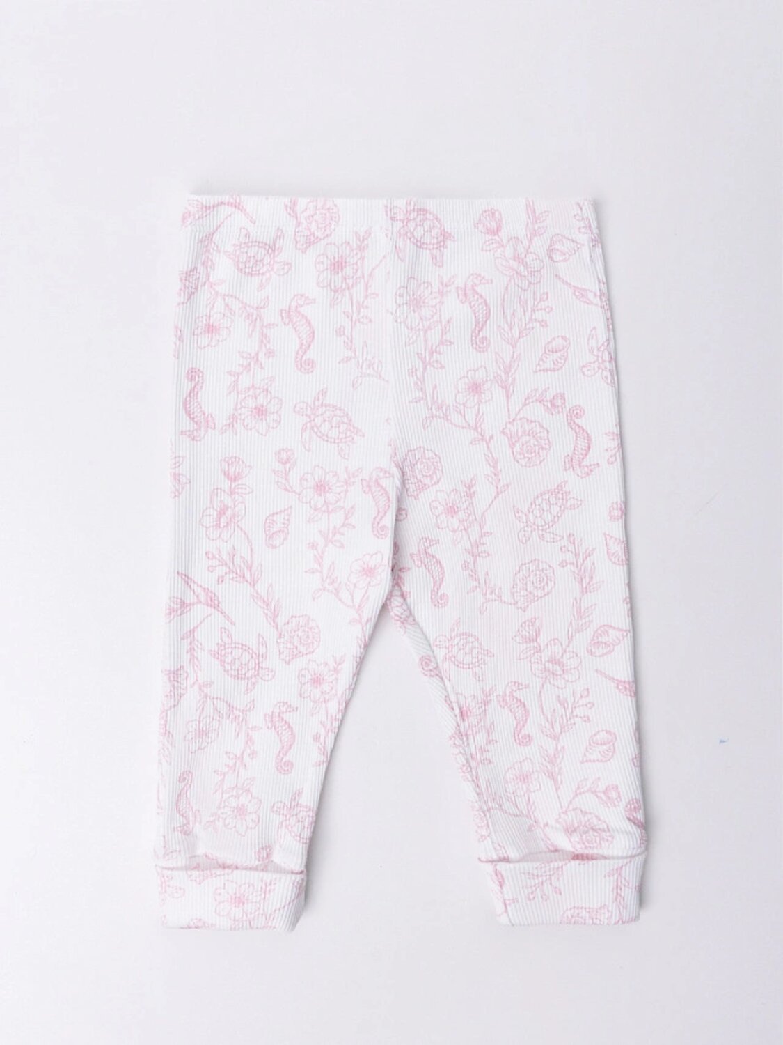 MARK FORMELLE Брюки 589586 85122-2 ракушки на белом +розовые румяна