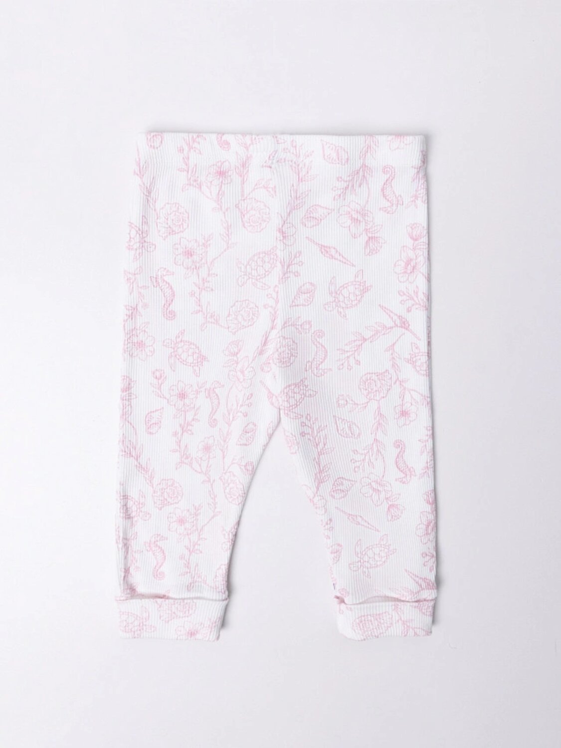 MARK FORMELLE Брюки 589586 85122-2 ракушки на белом +розовые румяна