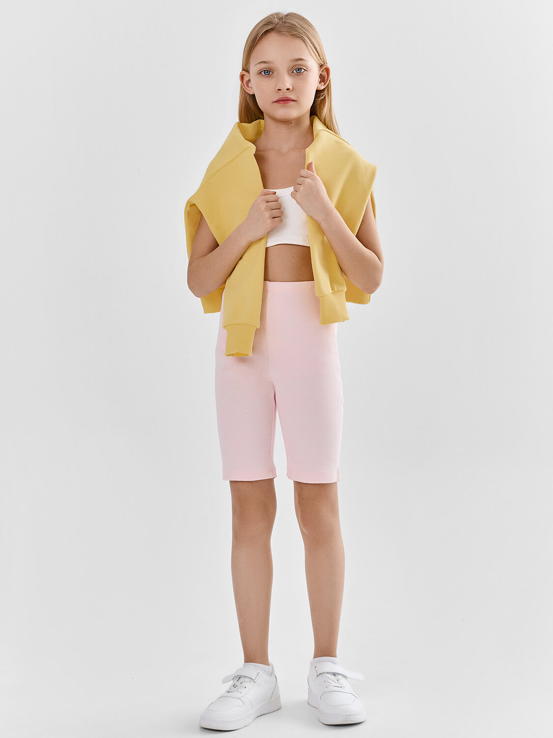 MARK FORMELLE Велосипедки 589597 137753-2 графитовый acid wash +розовый acid wash