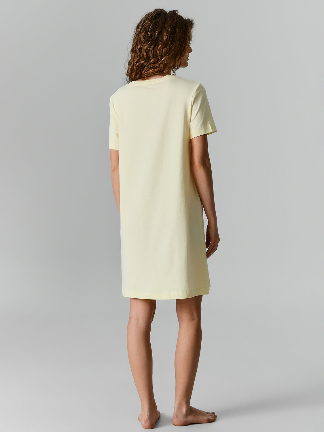 MARK FORMELLE Сорочка 589623 572346 разбеленный желтый +печать