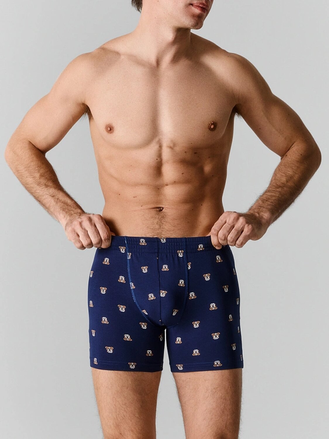 MARK FORMELLE Трусы 589650 411143 бульдоги на т.синем