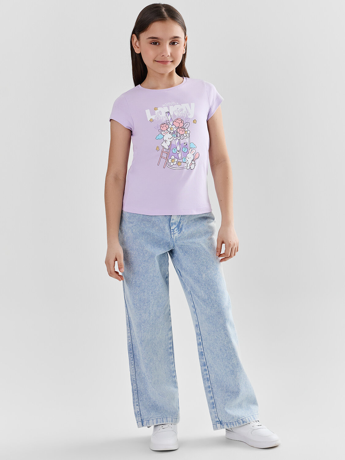 MARK FORMELLE Футболка 589661 117892-2 св.лиловый +лимоны на белом