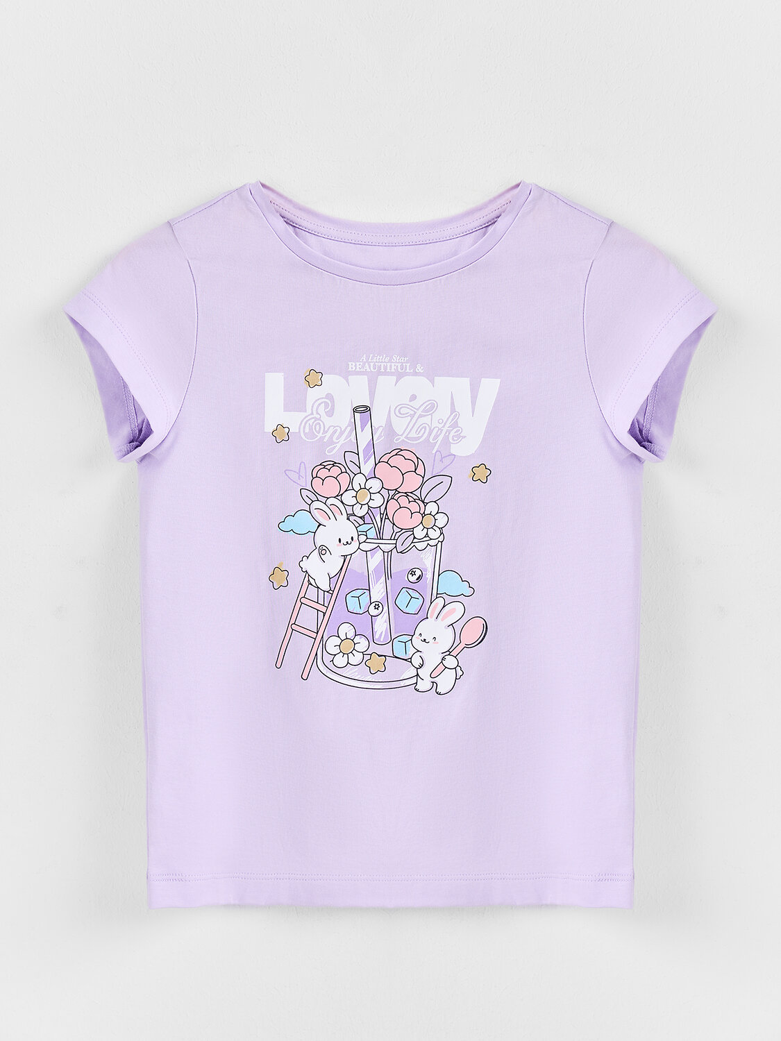 MARK FORMELLE Футболка 589661 117892-2 св.лиловый +лимоны на белом