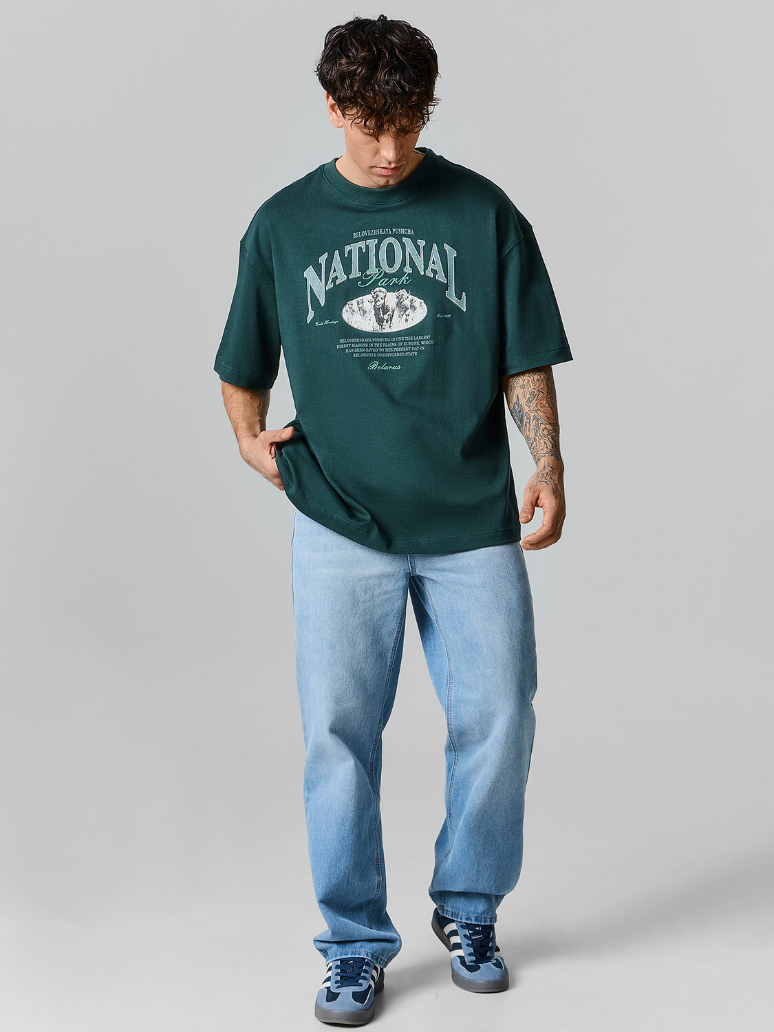 MARK FORMELLE Футболка 589672 111892 т.зеленый +печать