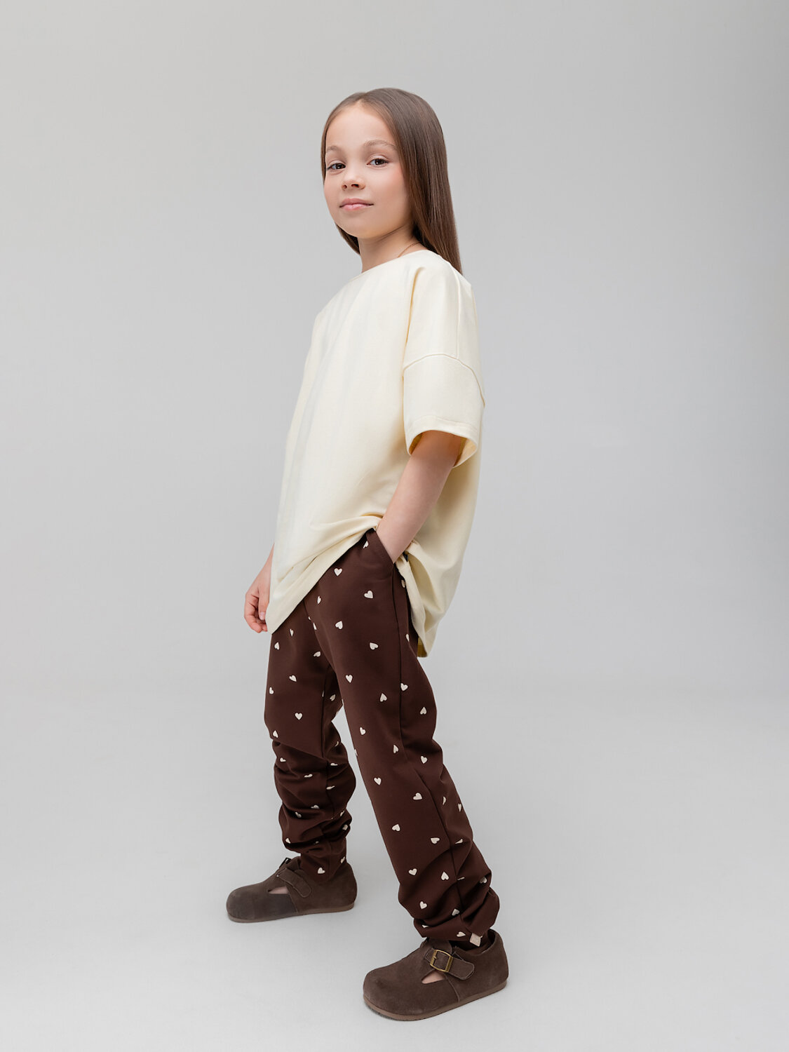 Bodo Брюки 589681 6-406МU коричневый (экрю)