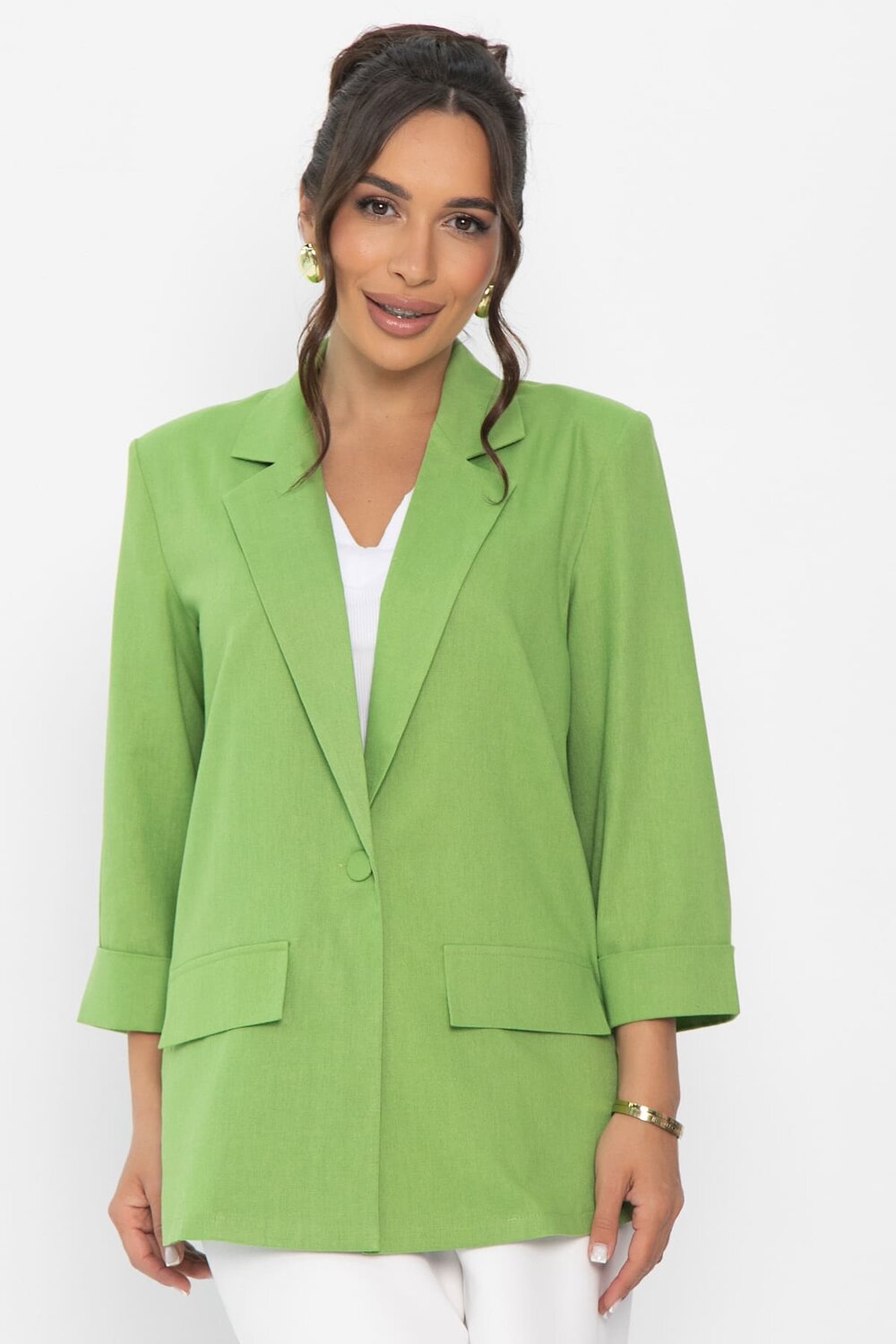 LT Collection Пиджак 589710 Б15429-7М зеленый