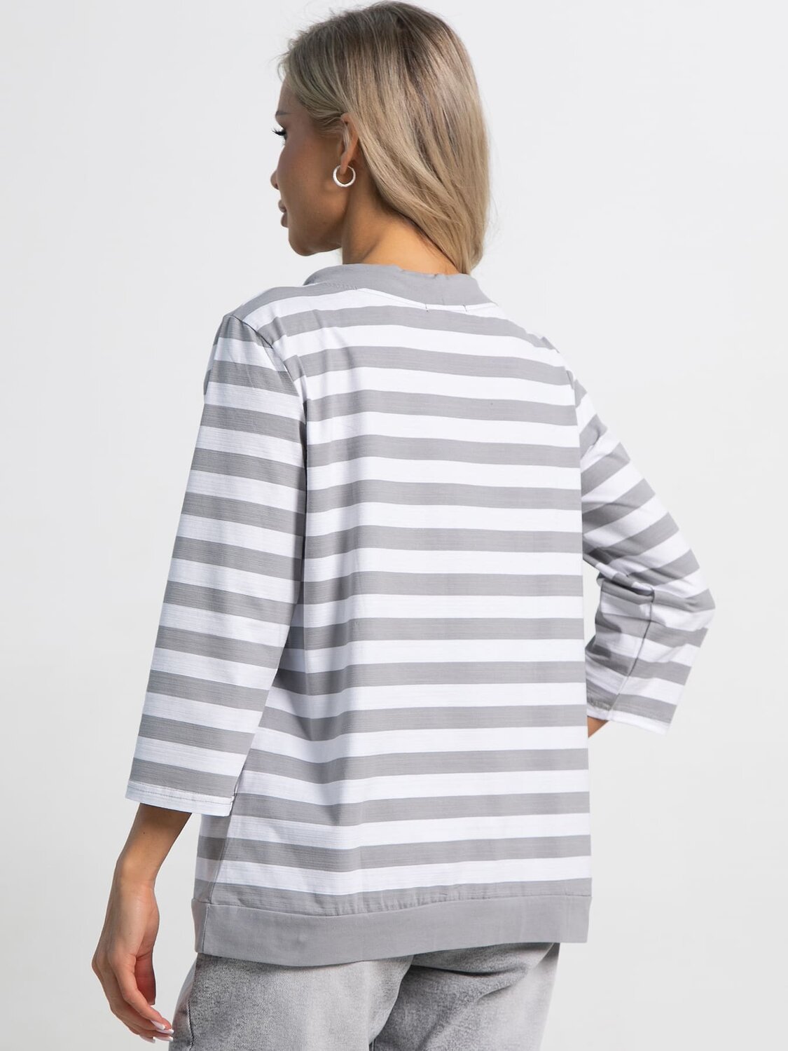 LT Collection Блуза 589712 Б15422-18М серый