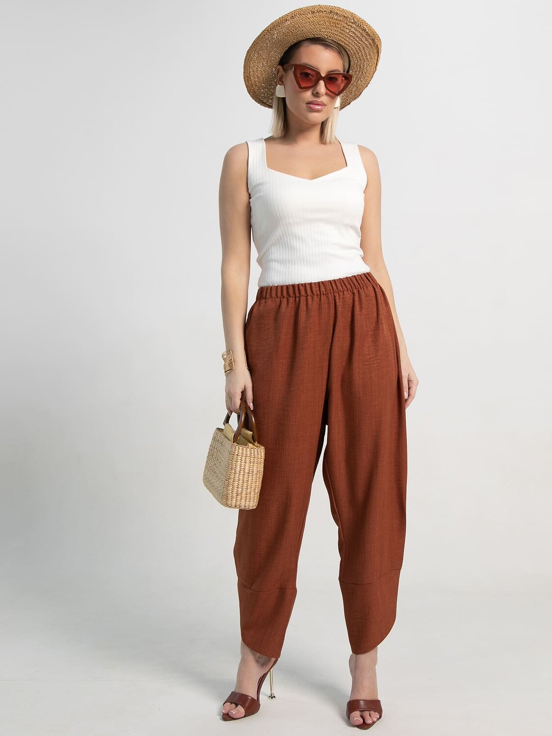 LT Collection Брюки 589718 Б15505-10М коричневый