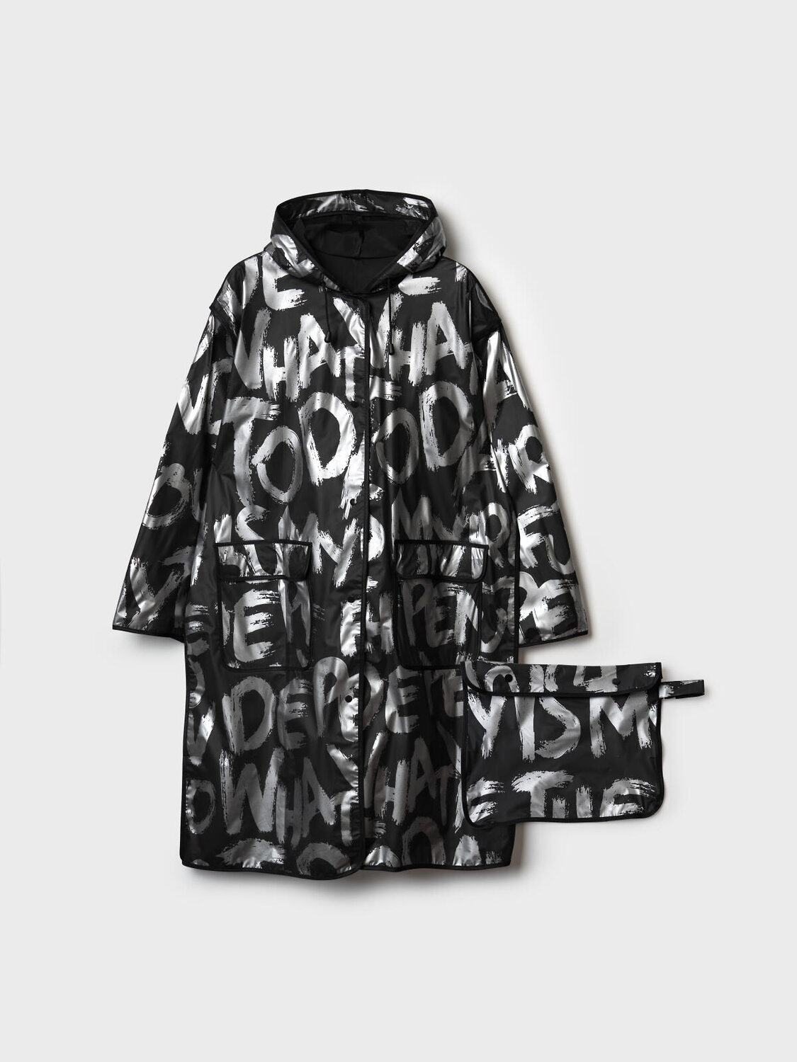 PLAYTODAY Дождевик 589780 12666002 черный,серебряный