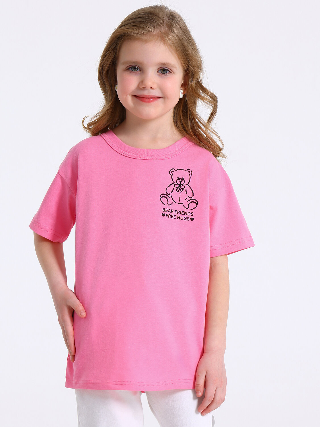 Апрель Футболка 589798 1ДДФК5059001 розовый