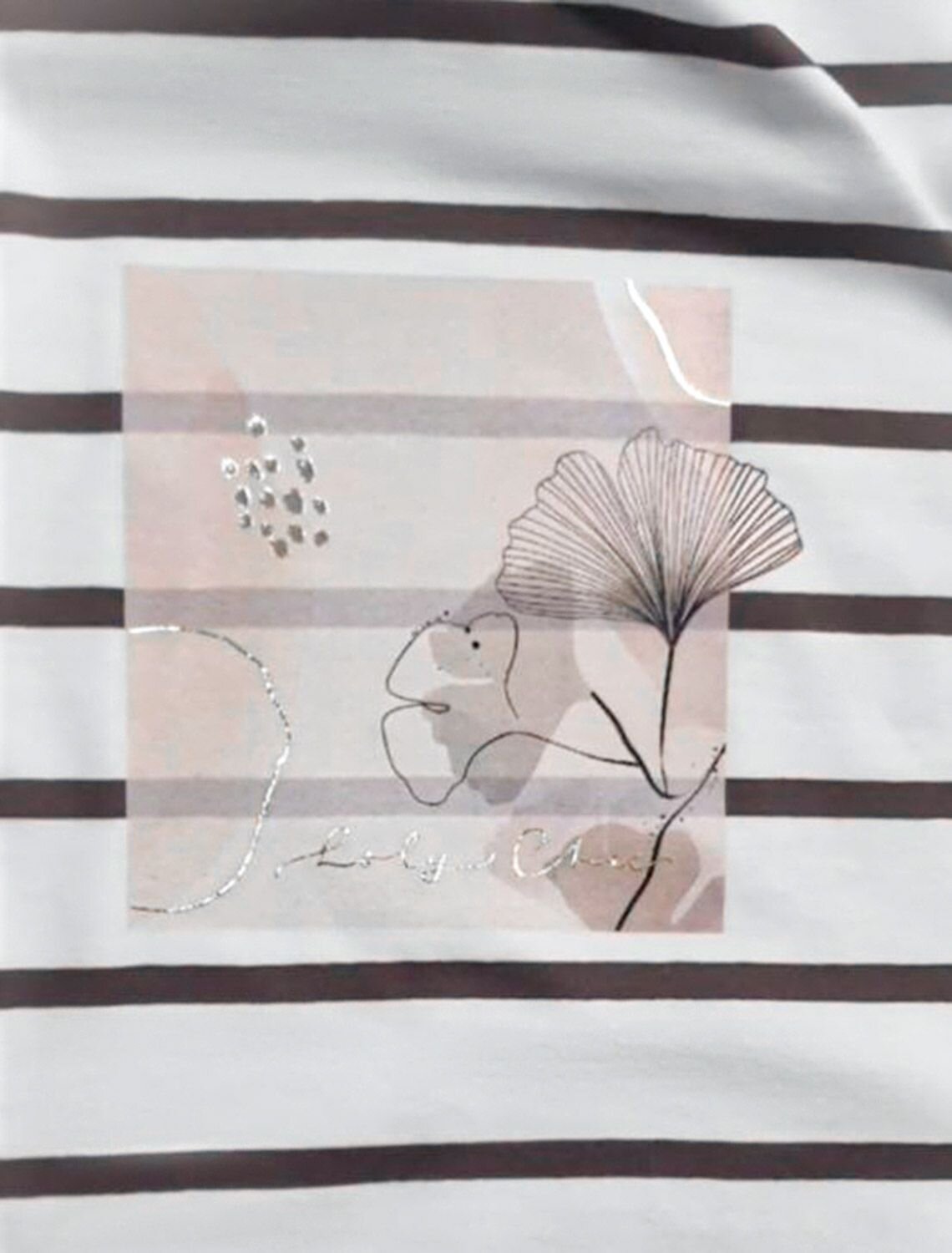 VILATTE Джемпер 589804 D49.148 белый-кофе_пастель