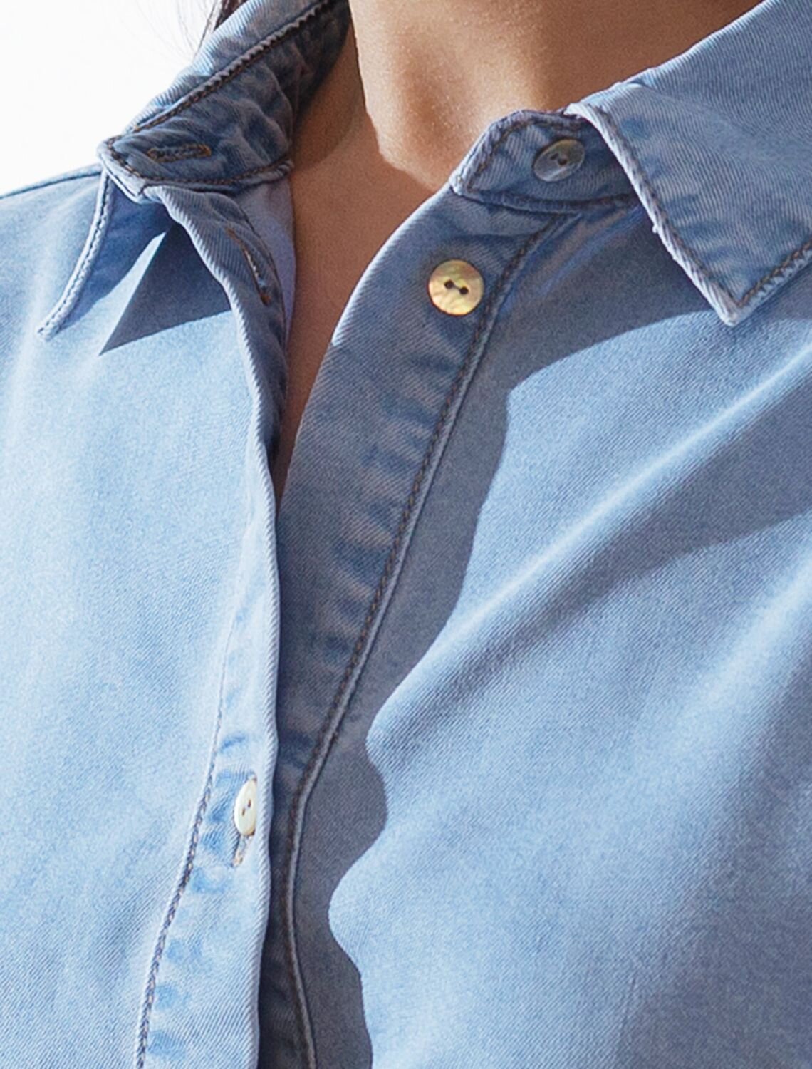 VILATTE Платье 589806 D52.014 светло-голубой