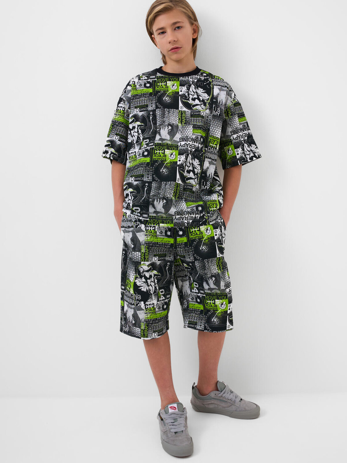 PLAYTODAY Комплект 589819 12611186 белый,светло-зеленый,черный