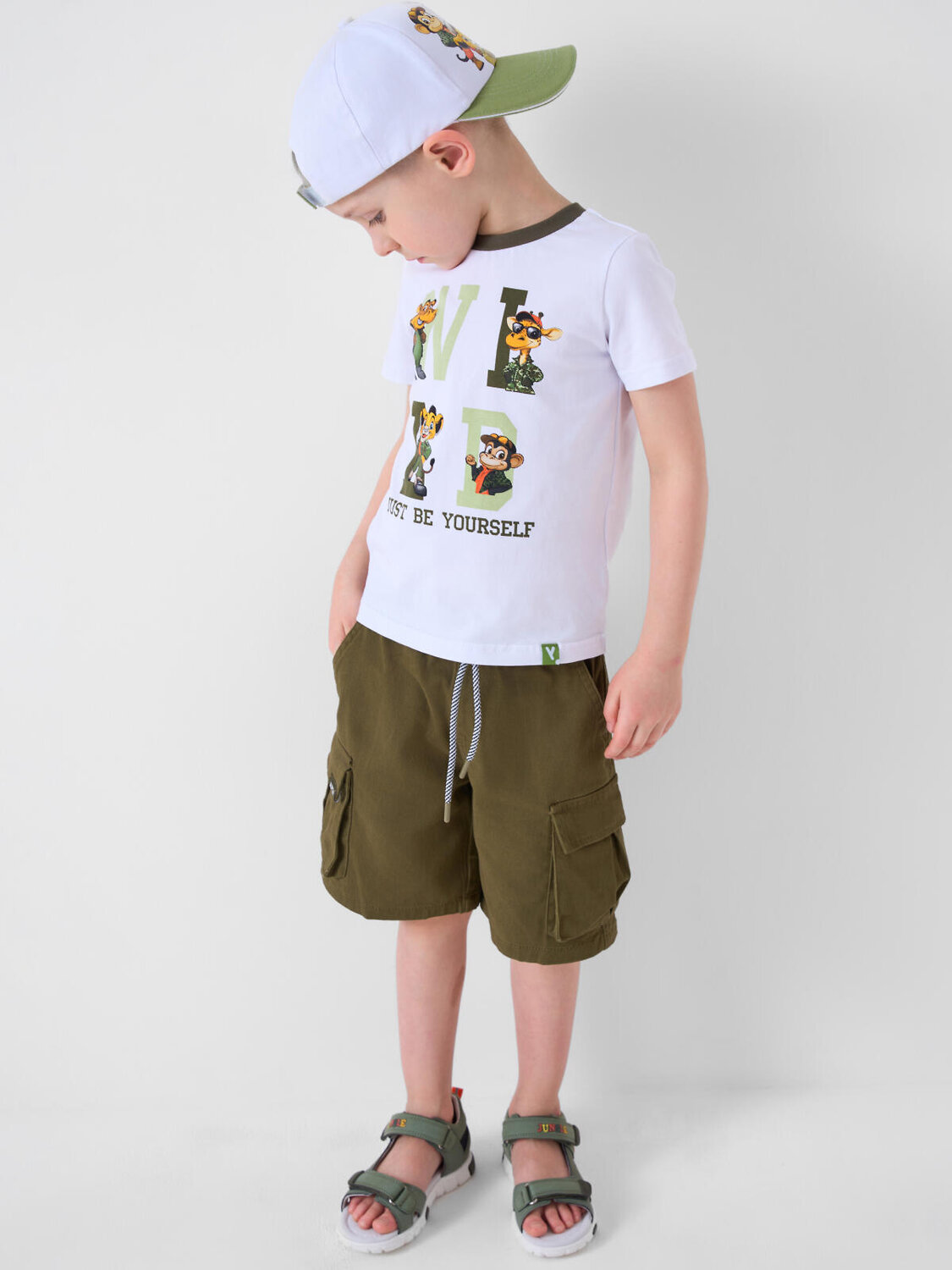 PLAYTODAY Шорты 589829 12612318 темно-зеленый