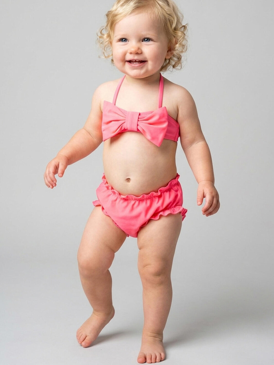 PLAYTODAY Купальный костюм 589888 12623159 розовый неоновый 