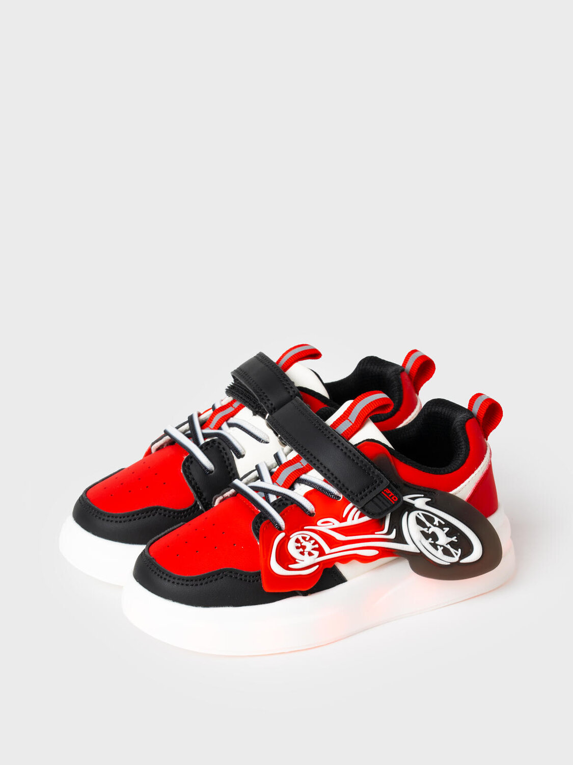 PLAYTODAY Полуботинки 589899 12612746 черный,красный