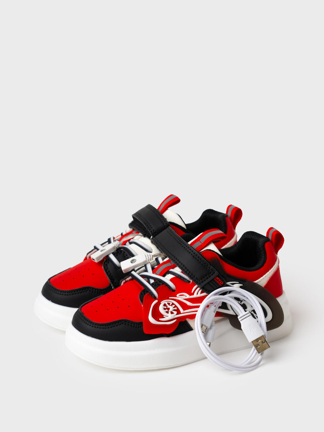 PLAYTODAY Полуботинки 589899 12612746 черный,красный