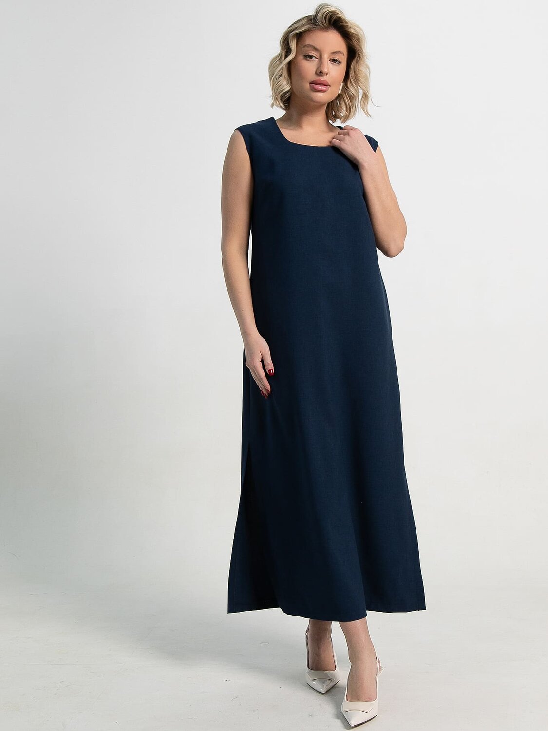 LT Collection Платье 589934 П15323-19М синий