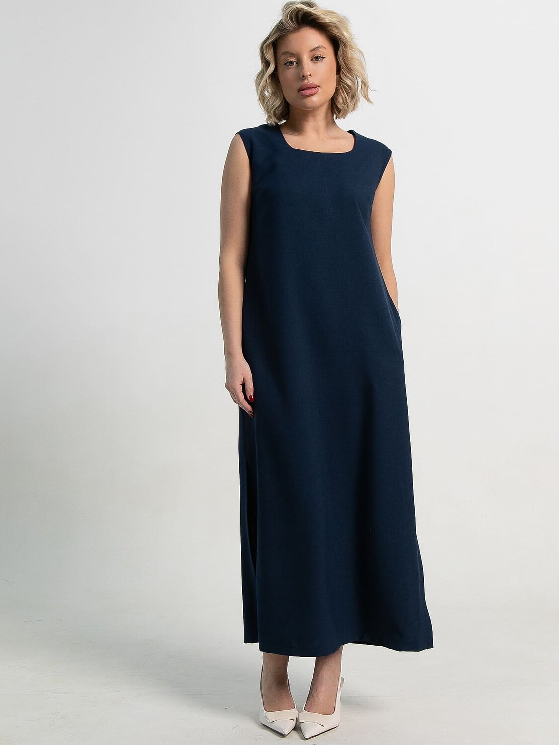 LT Collection Платье 589934 П15323-19М синий