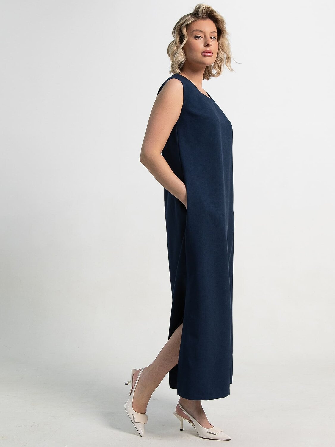 LT Collection Платье 589934 П15323-19М синий