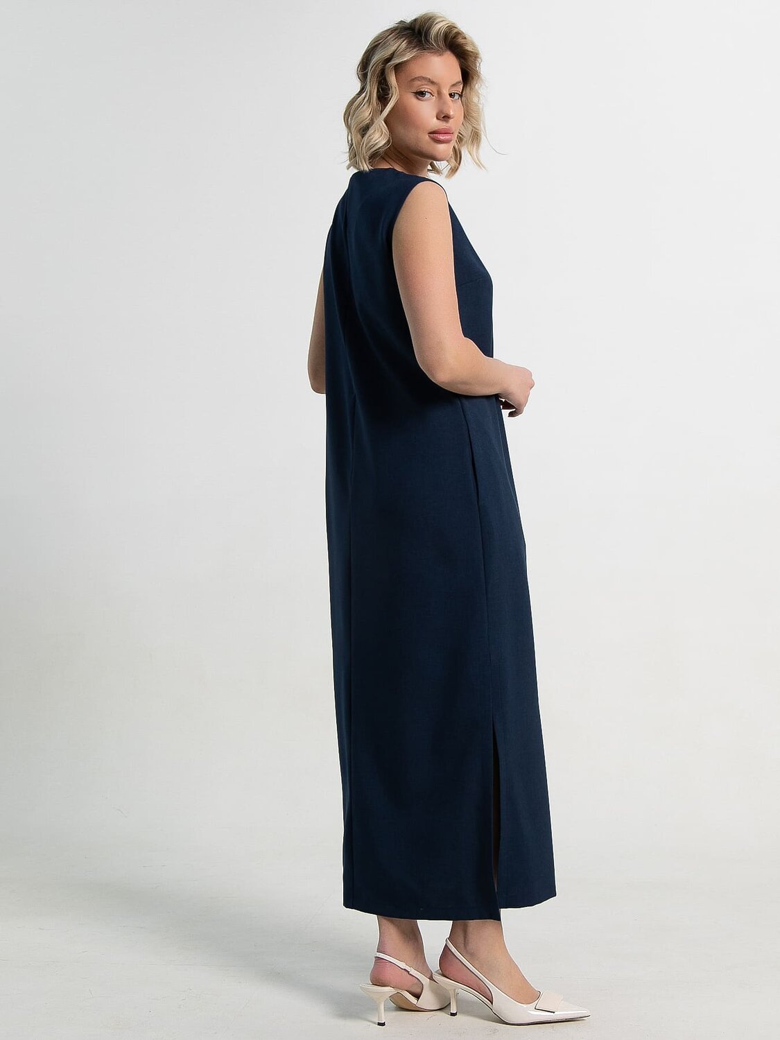 LT Collection Платье 589934 П15323-19М синий