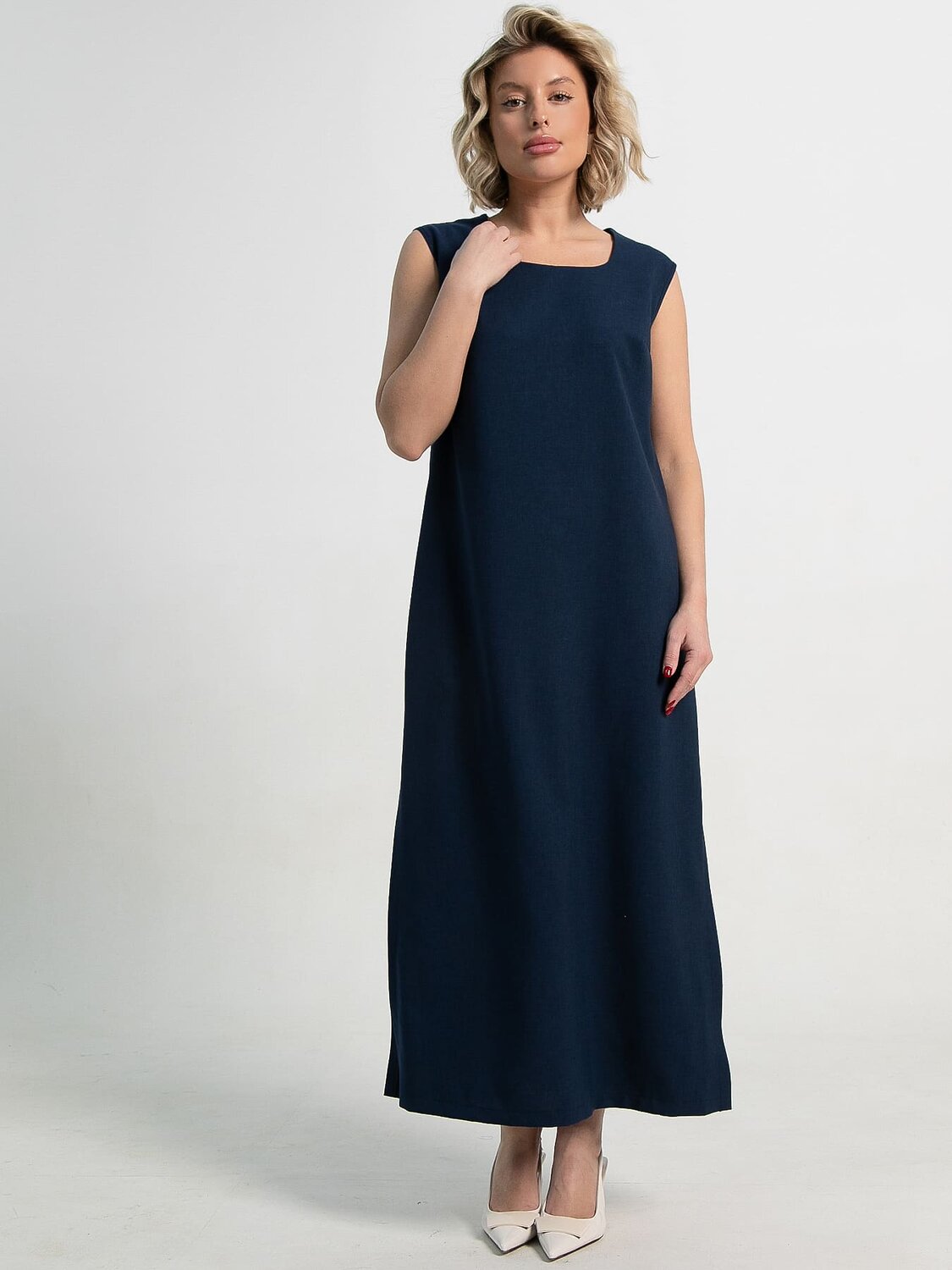 LT Collection Платье 589934 П15323-19М синий