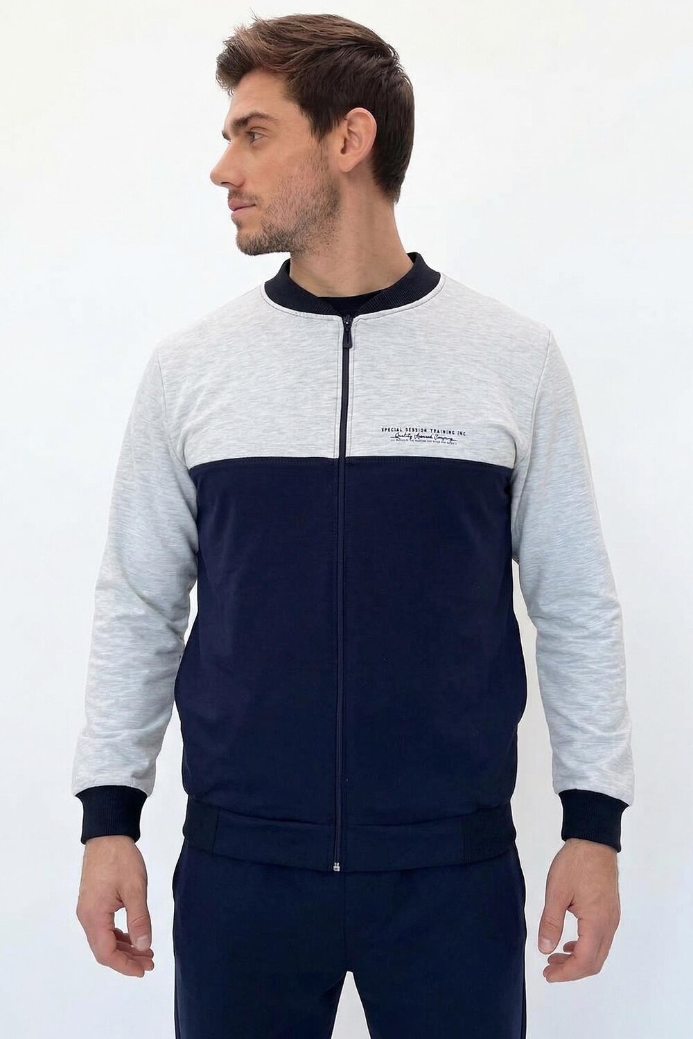 Lika Dress Костюм 589940 10675 Серый/Т.синий