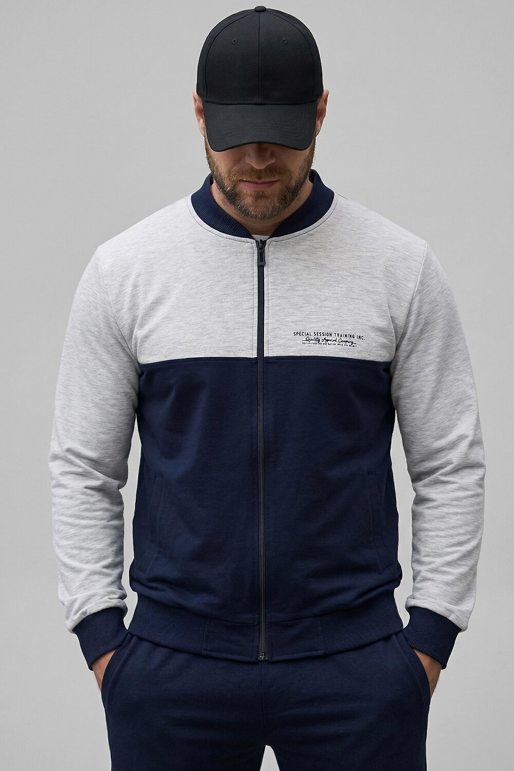 Lika Dress Костюм 589940 10675 Серый/Т.синий