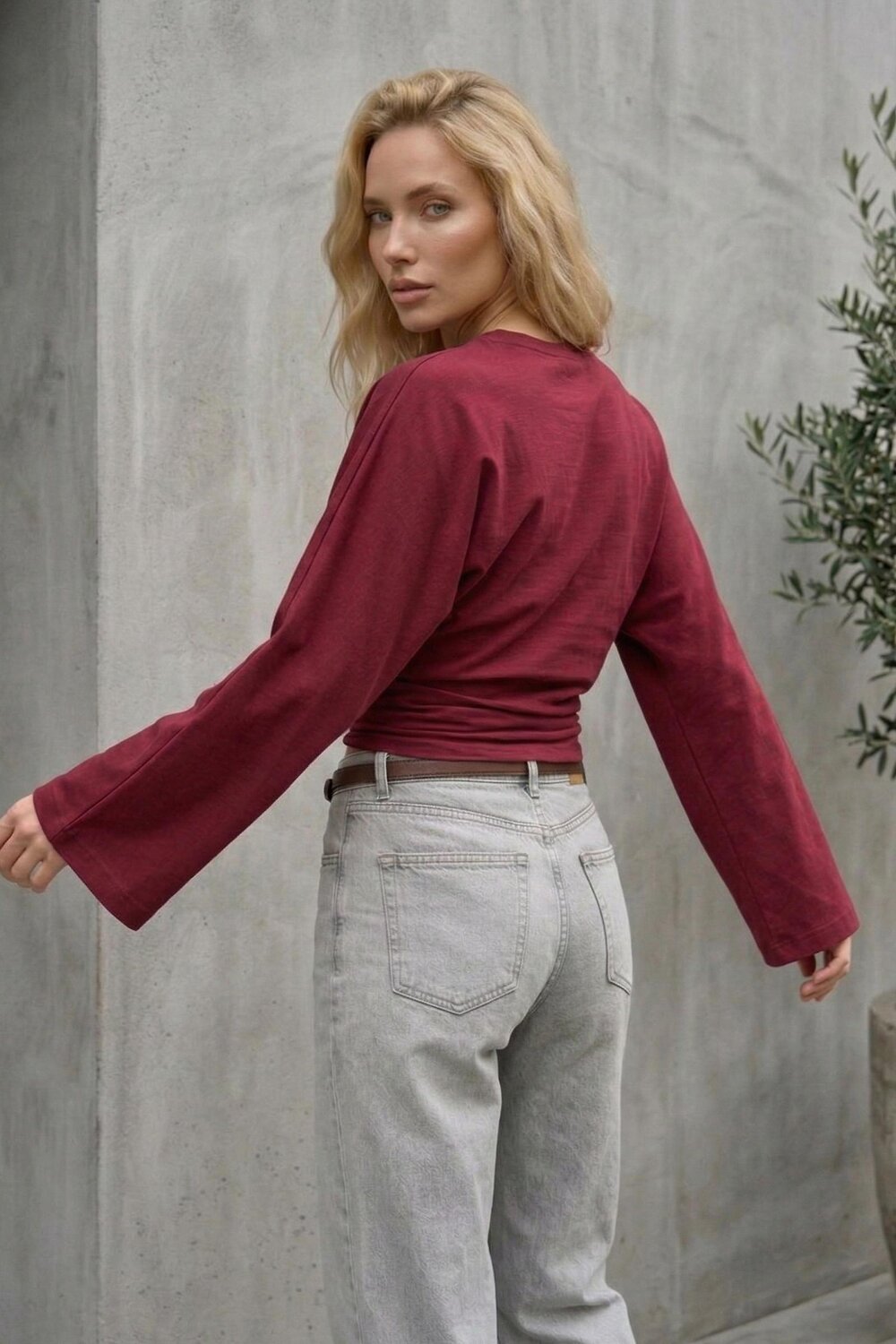 Lika Dress Лонгслив 589941 10673 Бордовый