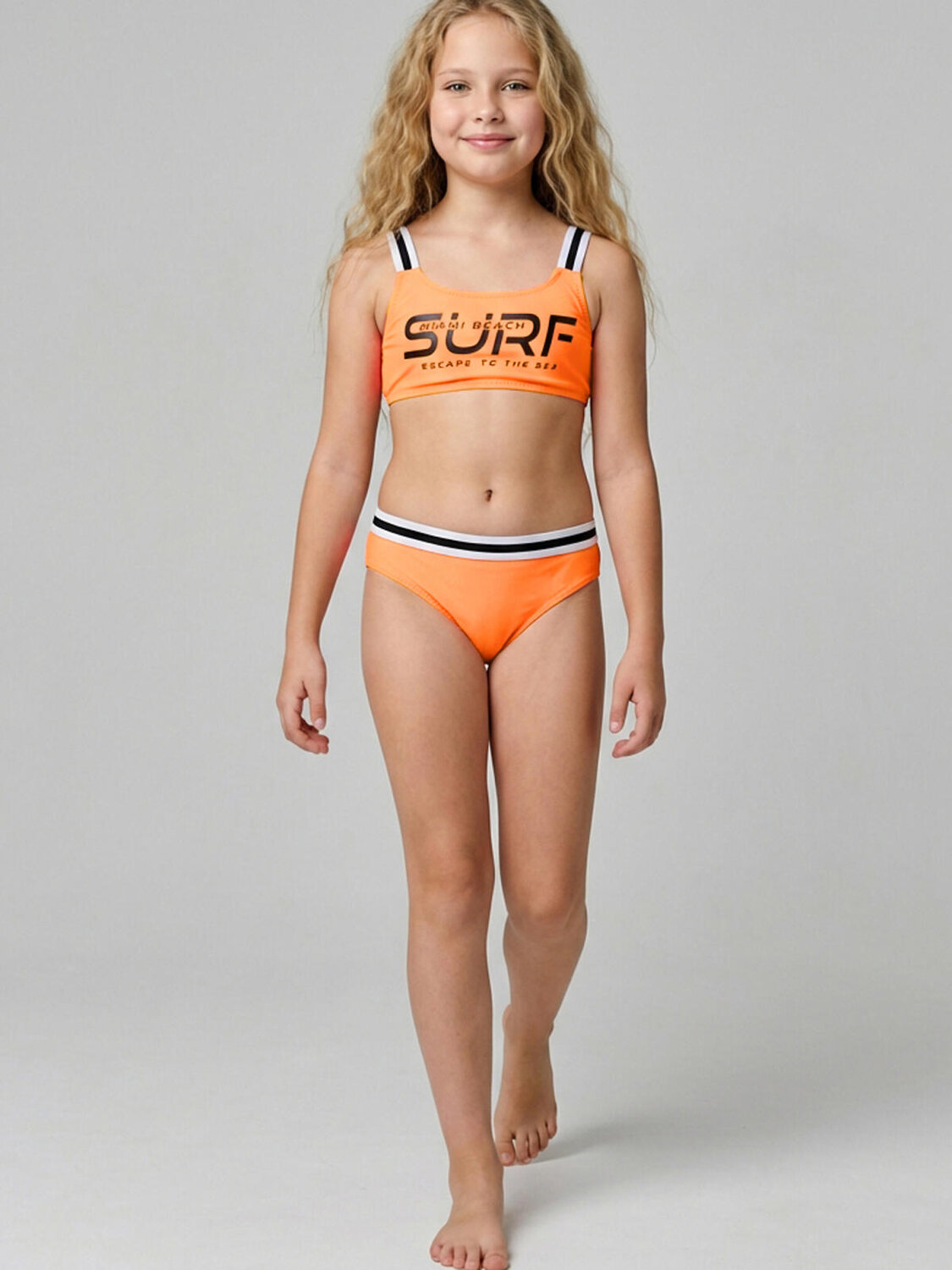 PLAYTODAY Купальный костюм 589963 12621245 коралловый неоновый