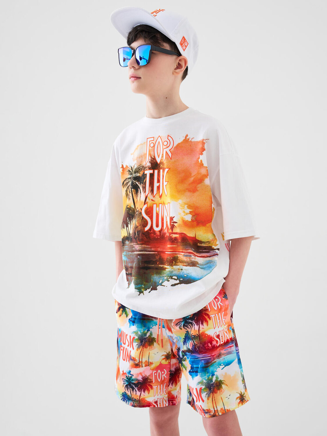 PLAYTODAY Шорты плавательные 589976 12611404 белый,оранжевый