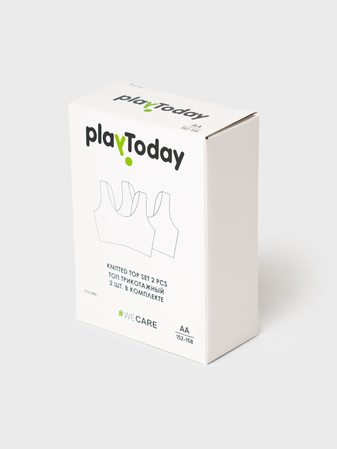 PLAYTODAY Топ 589995 12621628 черный,серый