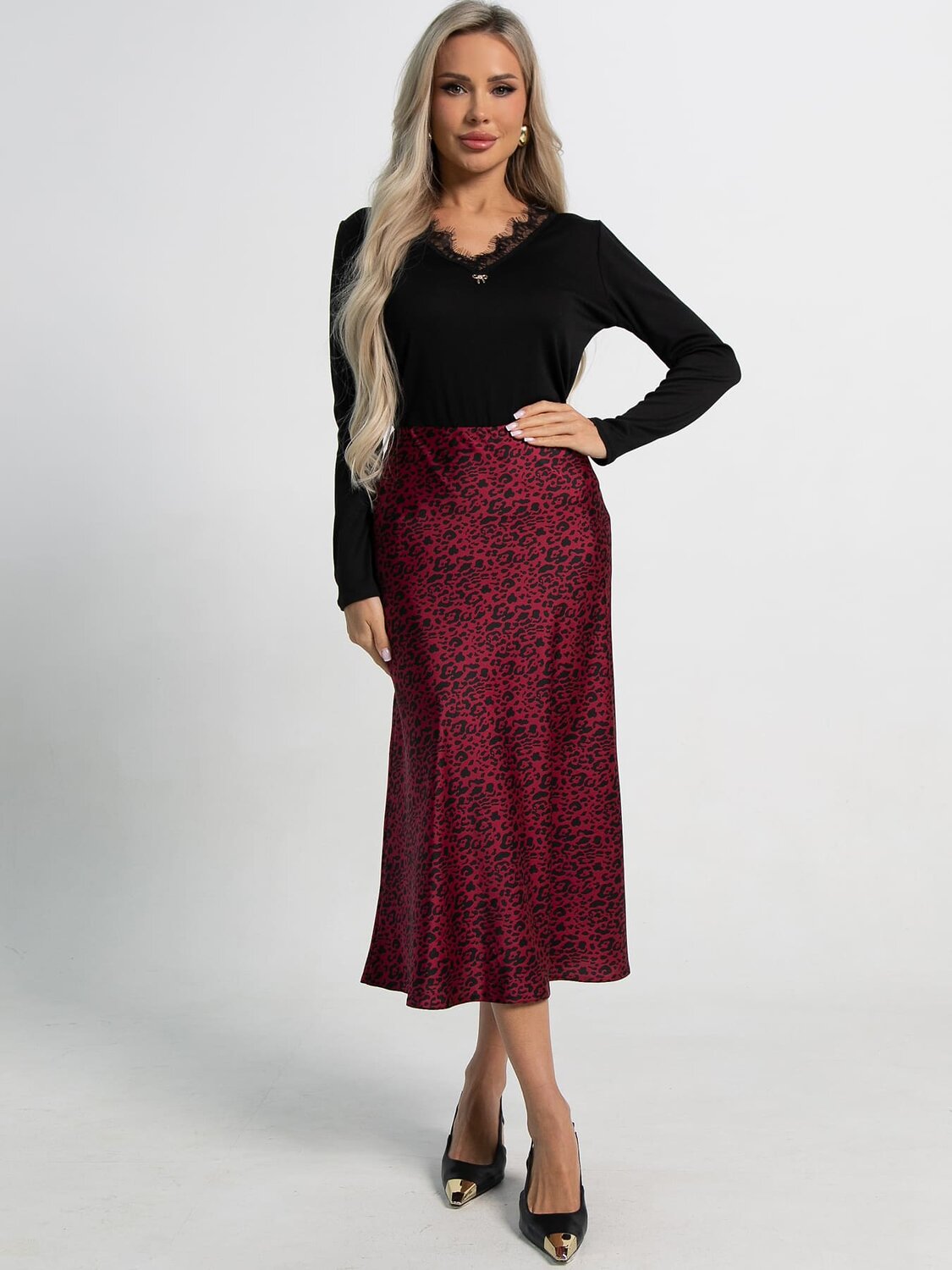 LT Collection Юбка 590048 Ю15421-16М бордовый