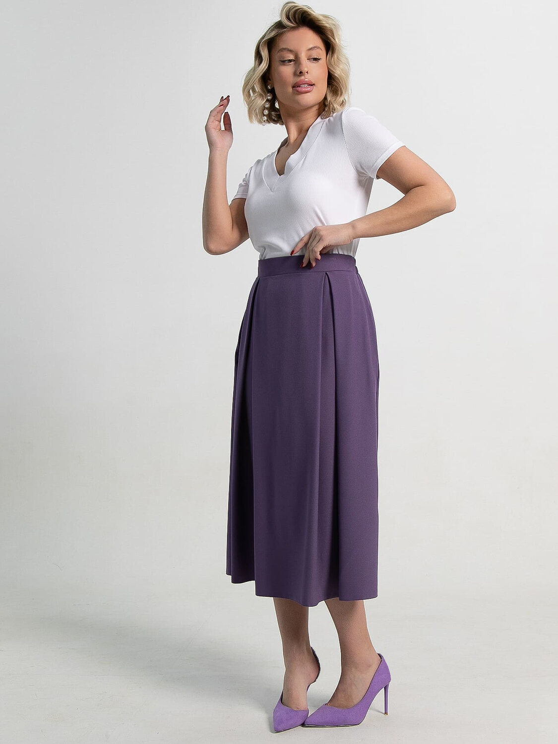 LT Collection Юбка 590049 Ю14389-16М фиолетовый